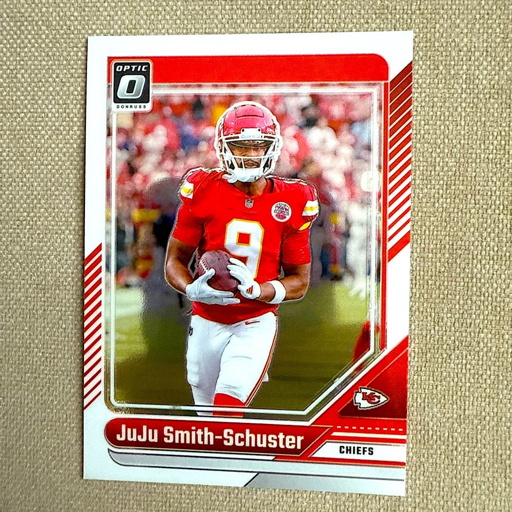 Juju Smith-Schuster 2024 Panini Optic Kansas City Chiefs NFL Football Card